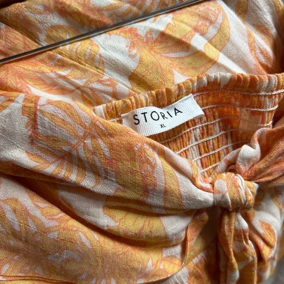 Vici - Coconut Grove Strapless Jumpsuit - Orange - XL - Picture 6 of 6